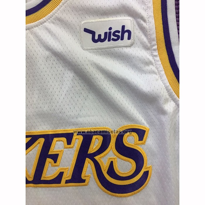 Camiseta Los Angeles Lakers Kobe Bryant NO 24 Association 2018-19 Blanco